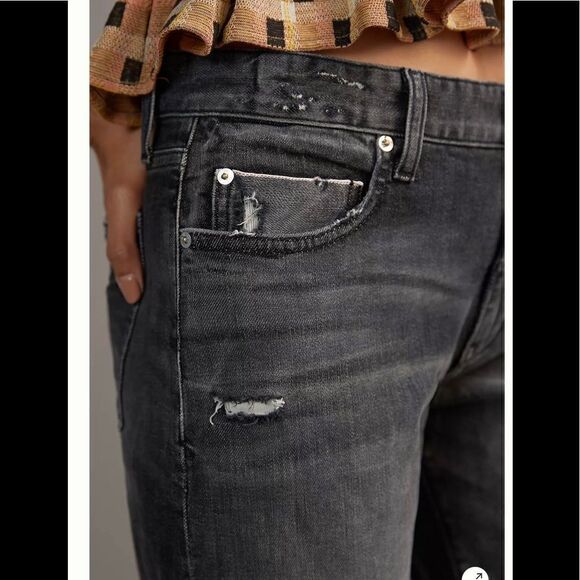 Anthropologie Pilcro The Selvedge Low-Rise Straight Jeans - Picture 2 of 9